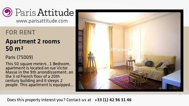 1 Bedroom Apartment for rent - Moulin Rouge/Pigalle, Paris - Ref. 3573