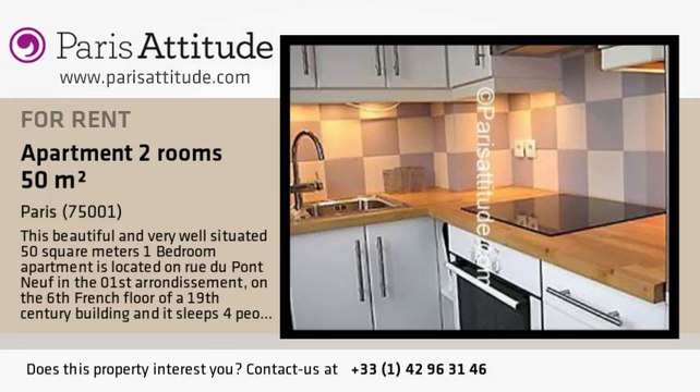 1 Bedroom Apartment for rent - Châtelet, Paris - Ref. 4039