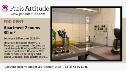 1 Bedroom Apartment for rent - Boulogne Billancourt, Boulogne Billancourt - Ref. 6398