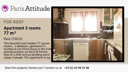 2 Bedroom Apartment for rent - Convention, Paris - Ref. 8694