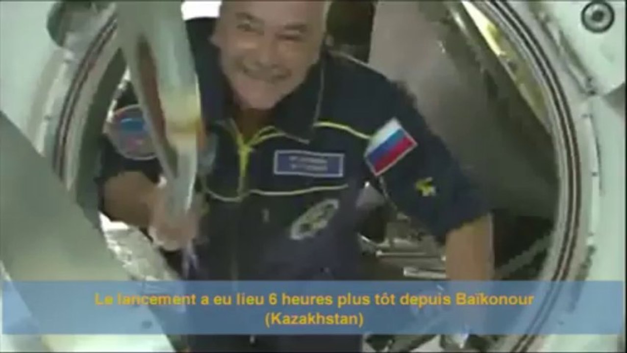 La flamme olympique est arrivée dans la Station spatiale internationale