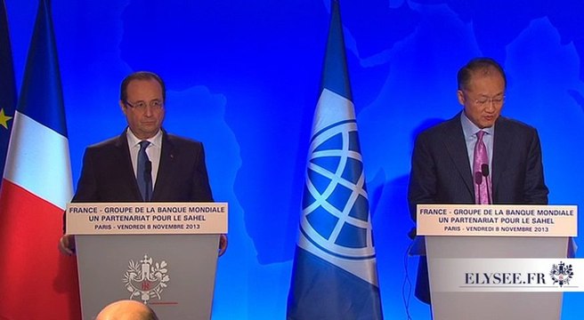 Discours conjoint avec M. Jim Yong KIM, président de la Banque mondiale