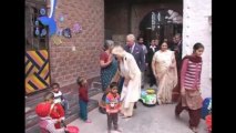 Charles, Camila visit school in slums