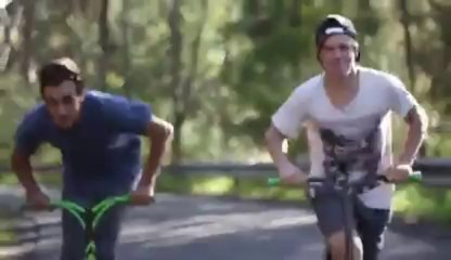 Big big FAIL with SCOOTER! Remember you havn't brak on it!