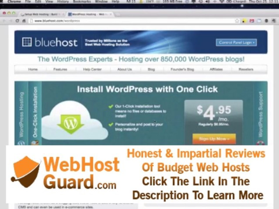 How to Build Your WordPress Site - Video 1: Setup Web Hosting