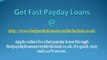 Fast Payday Loans No Credit Check UK - Quick Approval Cash