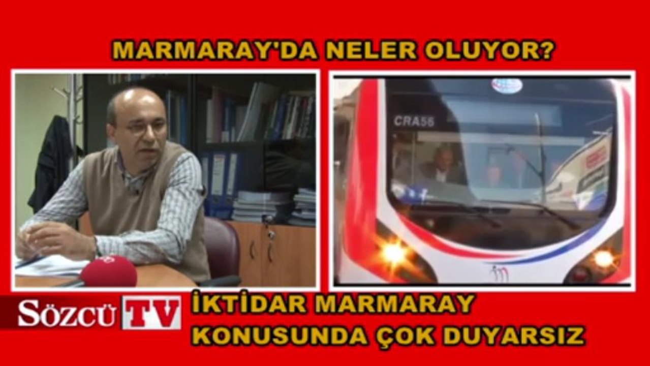 Marmaray'da eksen kayması var!