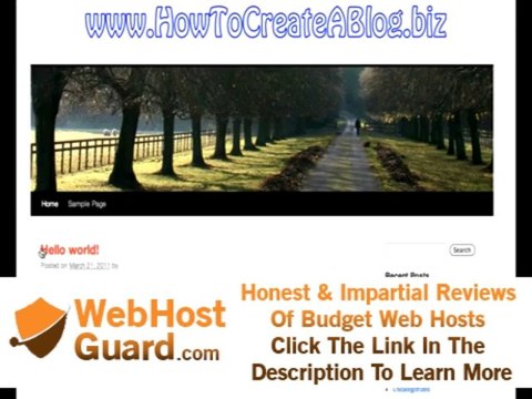 WEB HOSTING -Install Wordpress- [WEB HOSTING]