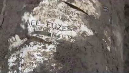 Gölde füze bulundu