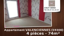 A vendre - appartement - VALENCIENNES (59300) - 4 pièces - 74m²