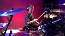 Hot For Teacher Avery 6 year old Drummer