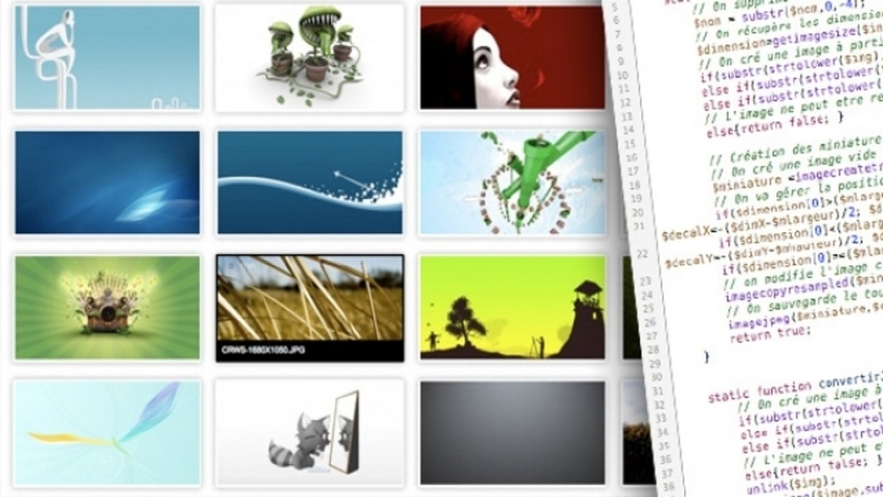 Tutoriel PHP - Gestion d'images/Création d'une galerie