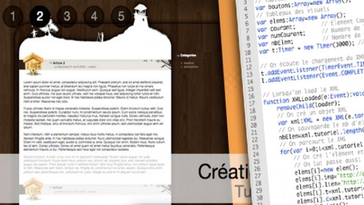 Tutoriel Flash - Carrousel flash
