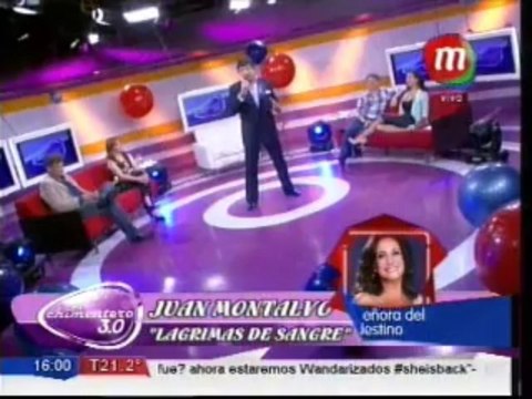Juan Montalvo cantó en el Chimentero 3.0 Lágrimas de sangre