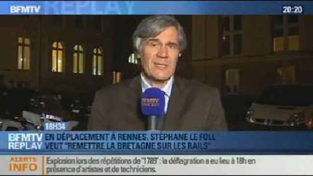 BFMTV Replay: Stéphane Le Foll est en déplacement à Rennes - 08/11