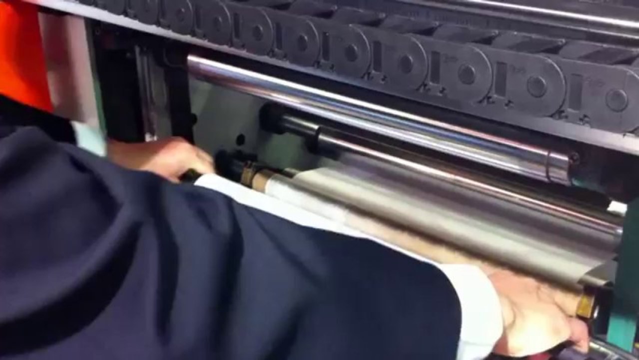 Slitter Rewinder fully automatic with packaging line