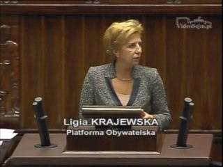 Ligia Krajewska - wystąpienie z 23-10-13 r.