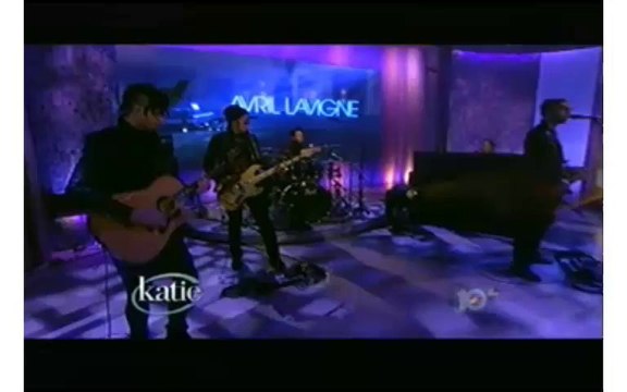 Avril Lavigne - Let Me Go live @ Katie Couric Show