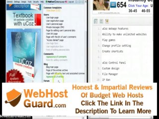 uCoz CMS - Reliable Freemium Hosting Tour
