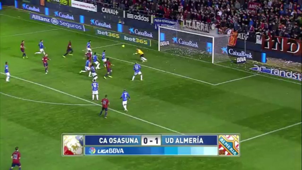 Osasuna 0 Almería 1
