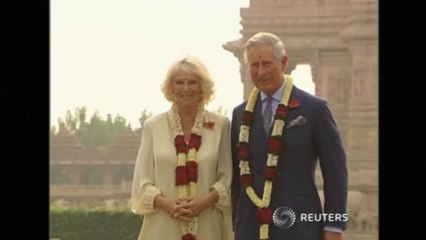 British royals meet Indian president in New Delhi