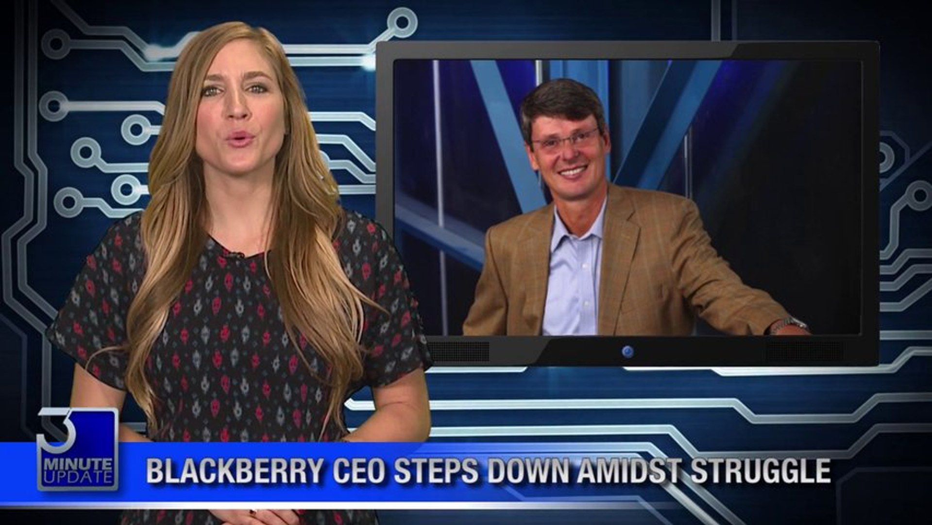 ⁣Blackberry CEO steps down!