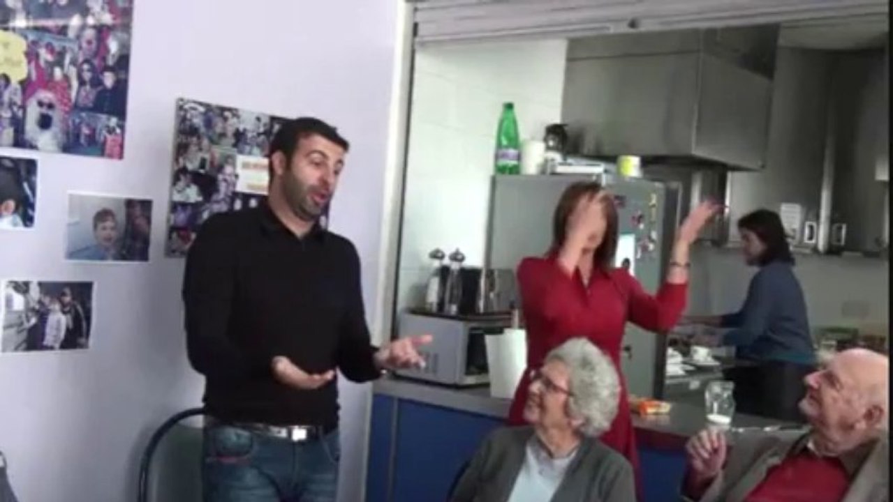 David Serero performs IF I WERE A RICH MAN at the Jewish Deaf Association in London