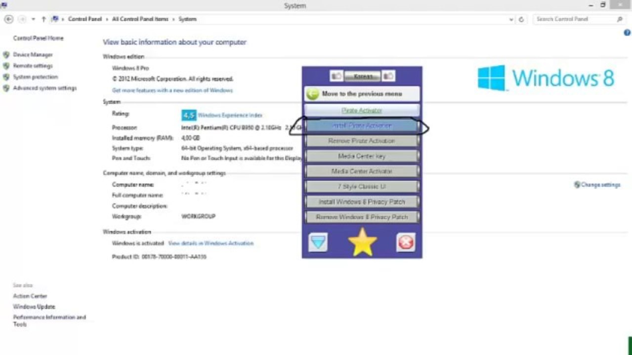 How to Activate Windows 8 Pro Forever