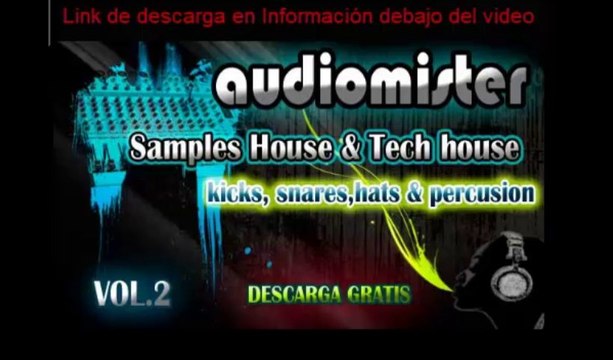 Descarga Gratis Samples House & Tech House Audiomister vol.2 (Kicks,Snares,Hats,Percusion)