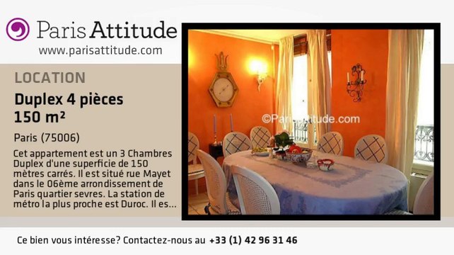 Duplex 3 Chambres à louer - Ecole Militaire/Unesco, Paris - Ref. 2609