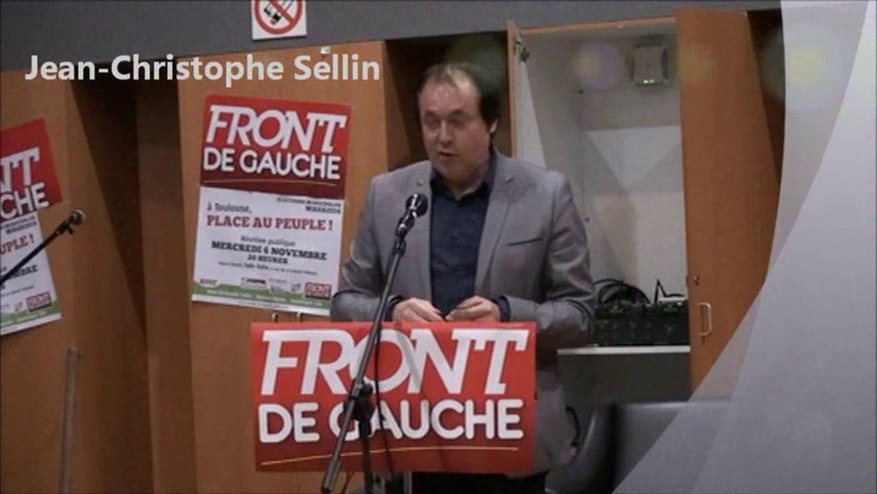 Jean-Christophe Sellin, liste Place au Peuple, Toulouse 2014 (06.11.2013)