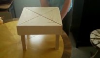 Expanding square table... Cool