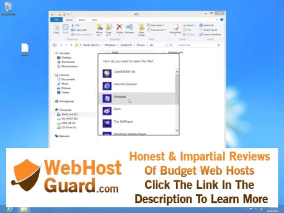How to block a website (hosts file)