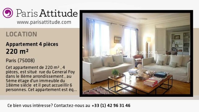 Appartement 3 Chambres à louer - Parc Monceau, Paris - Ref. 6734