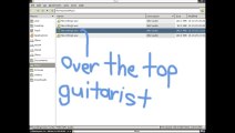 over the top guitarist by Keys To The Studio (audio) - A recording that got overtaken by the amplifier, being very loud and disruptive