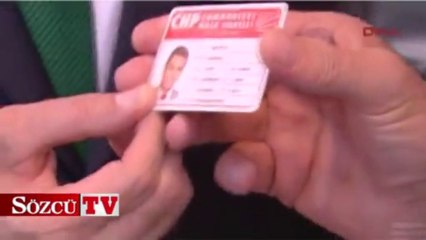 Sarıgül CHP kartını aldı ve öyle bir söz verdi ki...