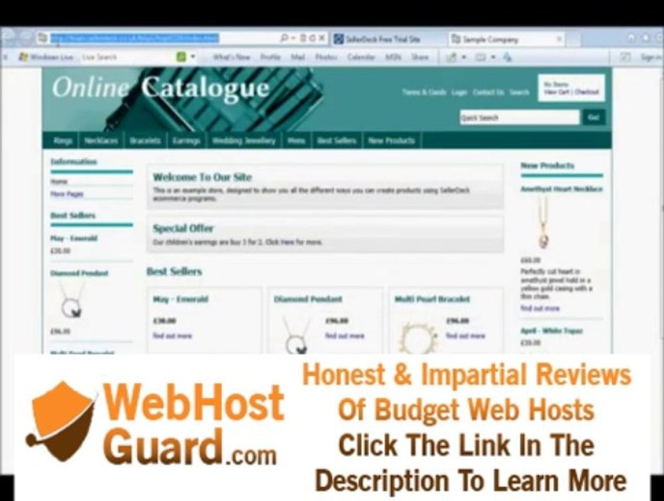How to use SellerDeck trial hosting