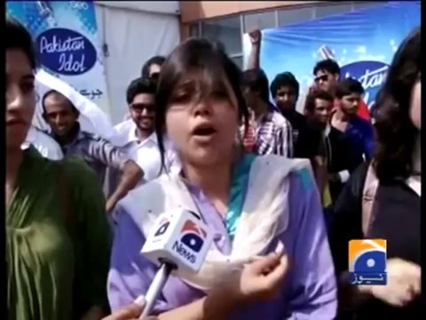 Pakistan Idol in Lahore 28 Sep 2013- Pakistan Idol Auditions in Lahore - Lahore Participants By GlamurTV