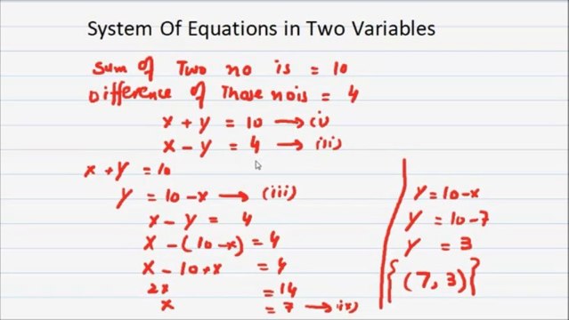 FSc Math Book1, CH 4, LEC 27: System of Equations