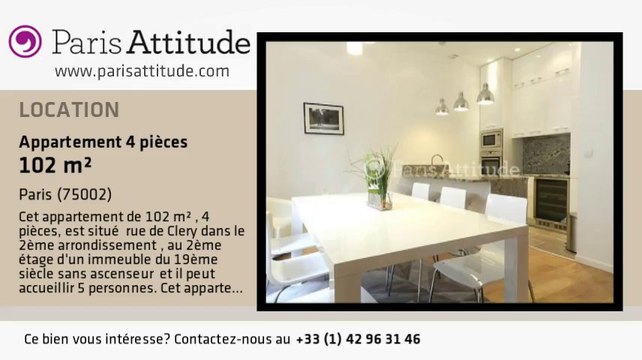 Appartement 3 Chambres à louer - Montorgueil, Paris - Ref. 8383