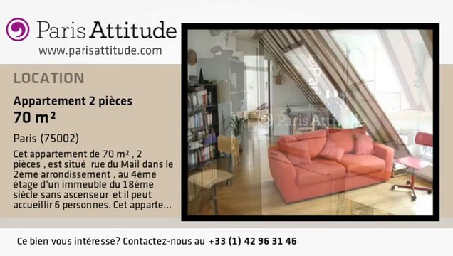 Appartement 1 Chambre à louer - Bourse, Paris - Ref. 3364