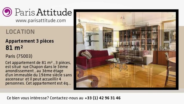 Appartement 2 Chambres à louer - Arts et Métier, Paris - Ref. 1581