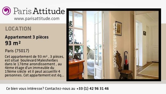 Appartement 2 Chambres à louer - Wagram, Paris - Ref. 7577