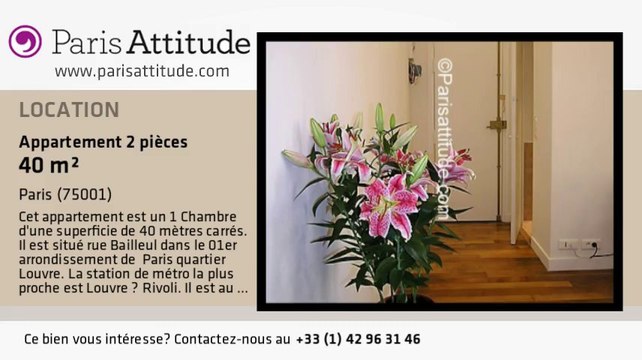 Appartement 1 Chambre à louer - Louvre, Paris - Ref. 2441