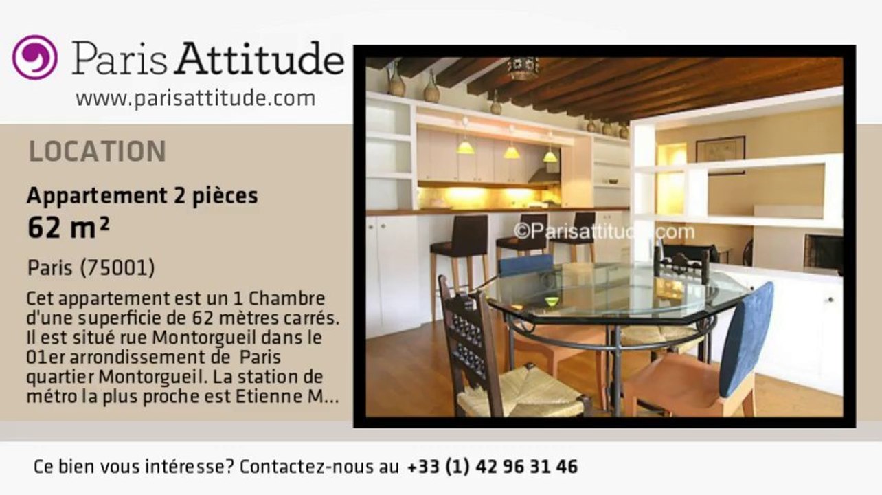 Appartement 1 Chambre à louer - Châtelet, Paris - Ref. 3628