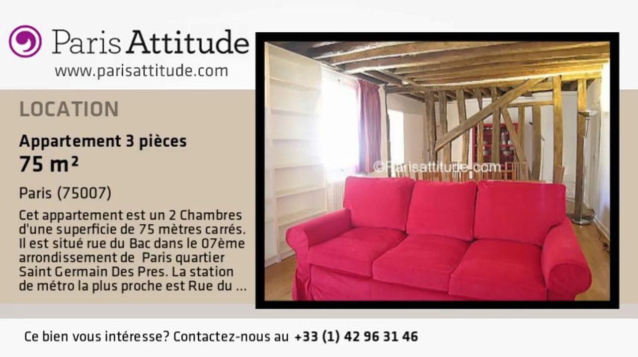 Appartement 2 Chambres à louer - Musée d'Orsay, Paris - Ref. 4568