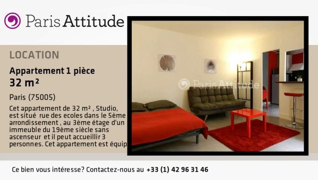 Appartement Studio à louer - Place Monge, Paris - Ref. 8763