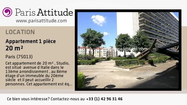 Appartement Studio à louer - Place d'Italie, Paris - Ref. 6064