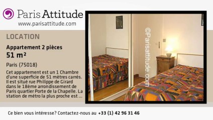Appartement 1 Chambre à louer - Marx Dormoy, Paris - Ref. 2620