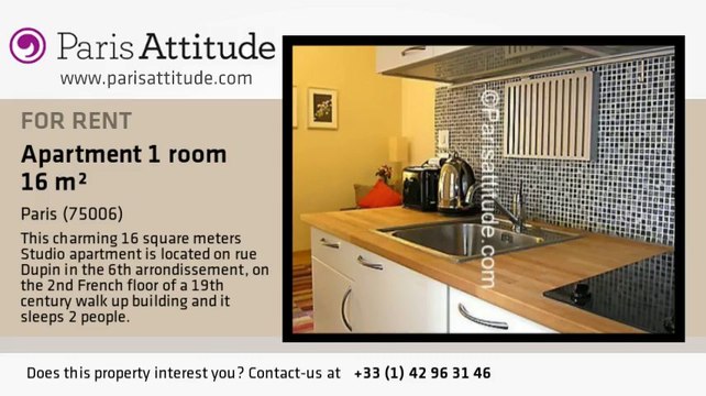 Studio Apartment for rent - St Placide, Paris - Ref. 2943